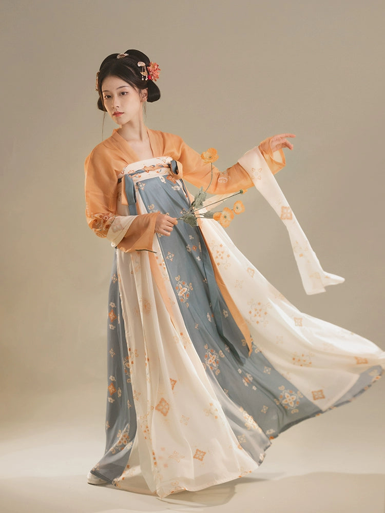 &quot;厌离&quot; Tang Dynasty Hanfu Set