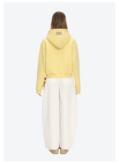 Lollipop Wrapper Cropped Hoodie