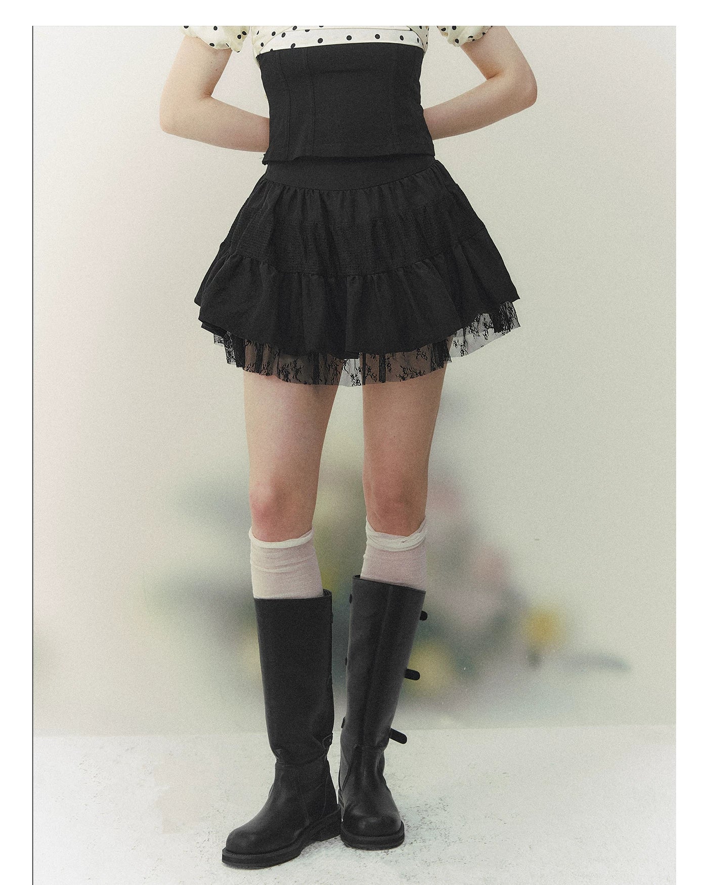 Layered Dream Lace Tiered Skirt