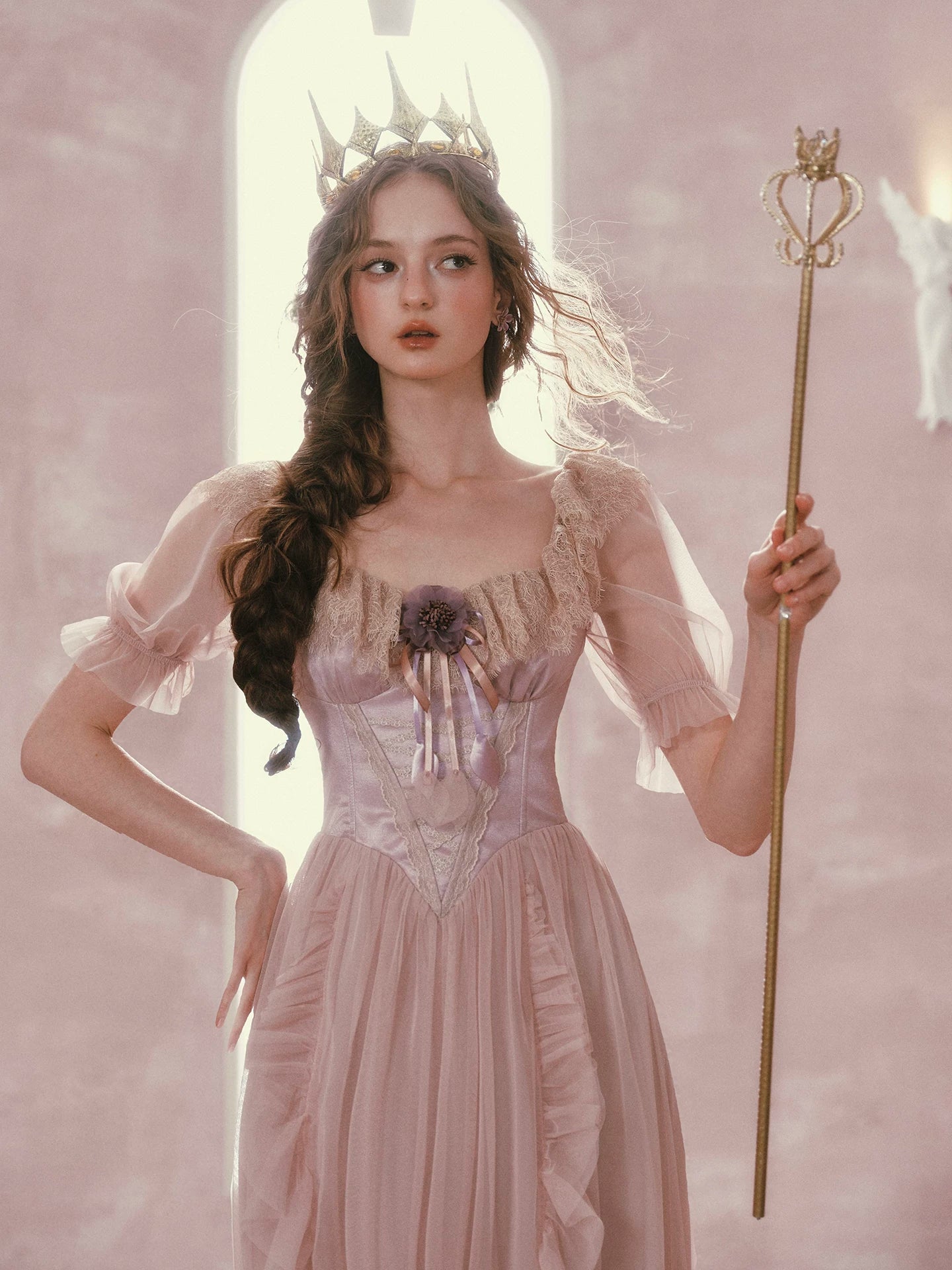 Purple Iris Princess Dress