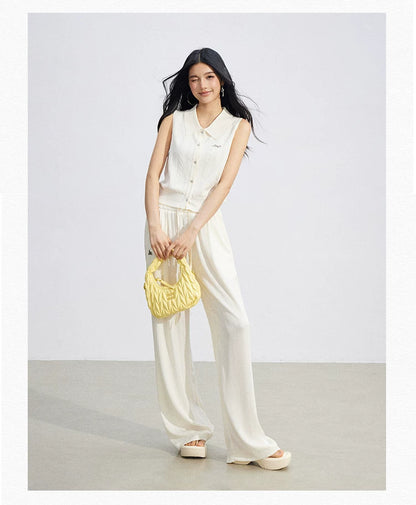Cooling Touch Wide-Leg Lounge Pants
