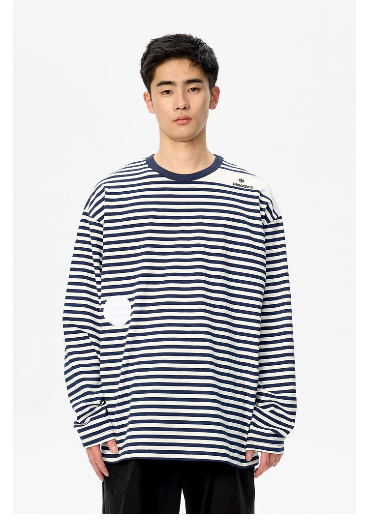 Striped Long-Sleeve T-Shirt - CHINASQUAD