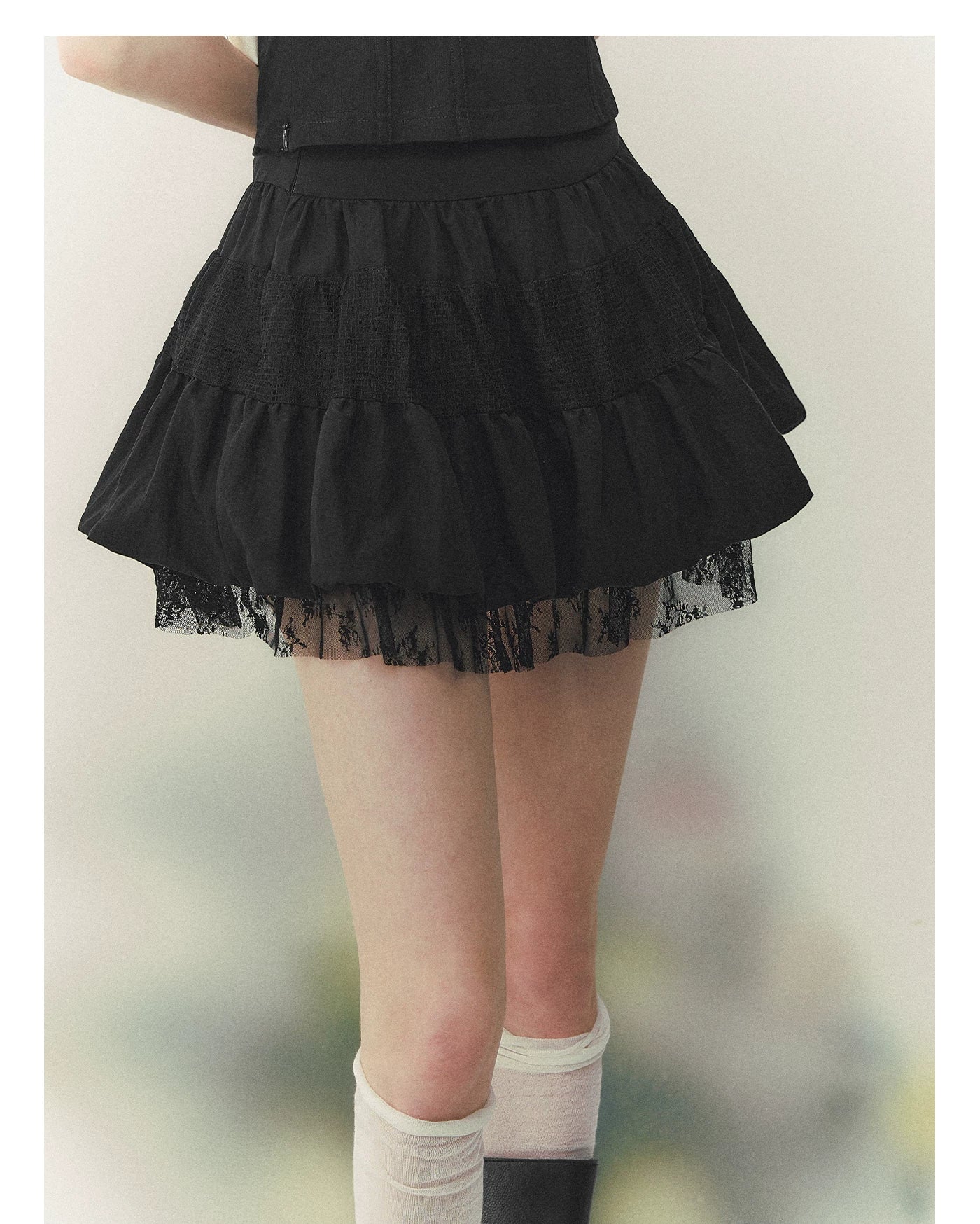 Layered Dream Lace Tiered Skirt