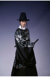 "清熙" Round-collar Robe Hanfu - CHINASQUAD