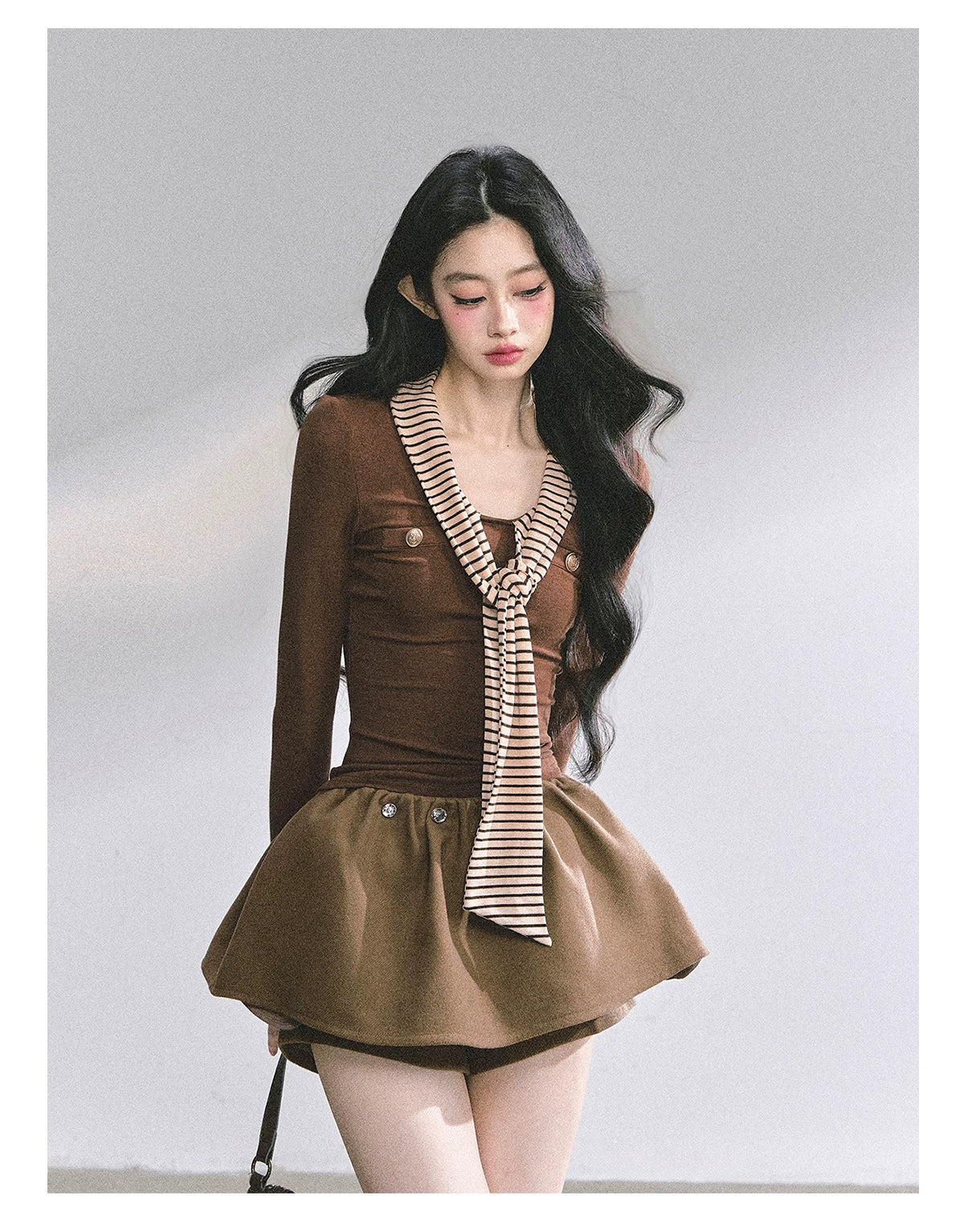 Striped Long-Sleeve Slim-Fit T-Shirt