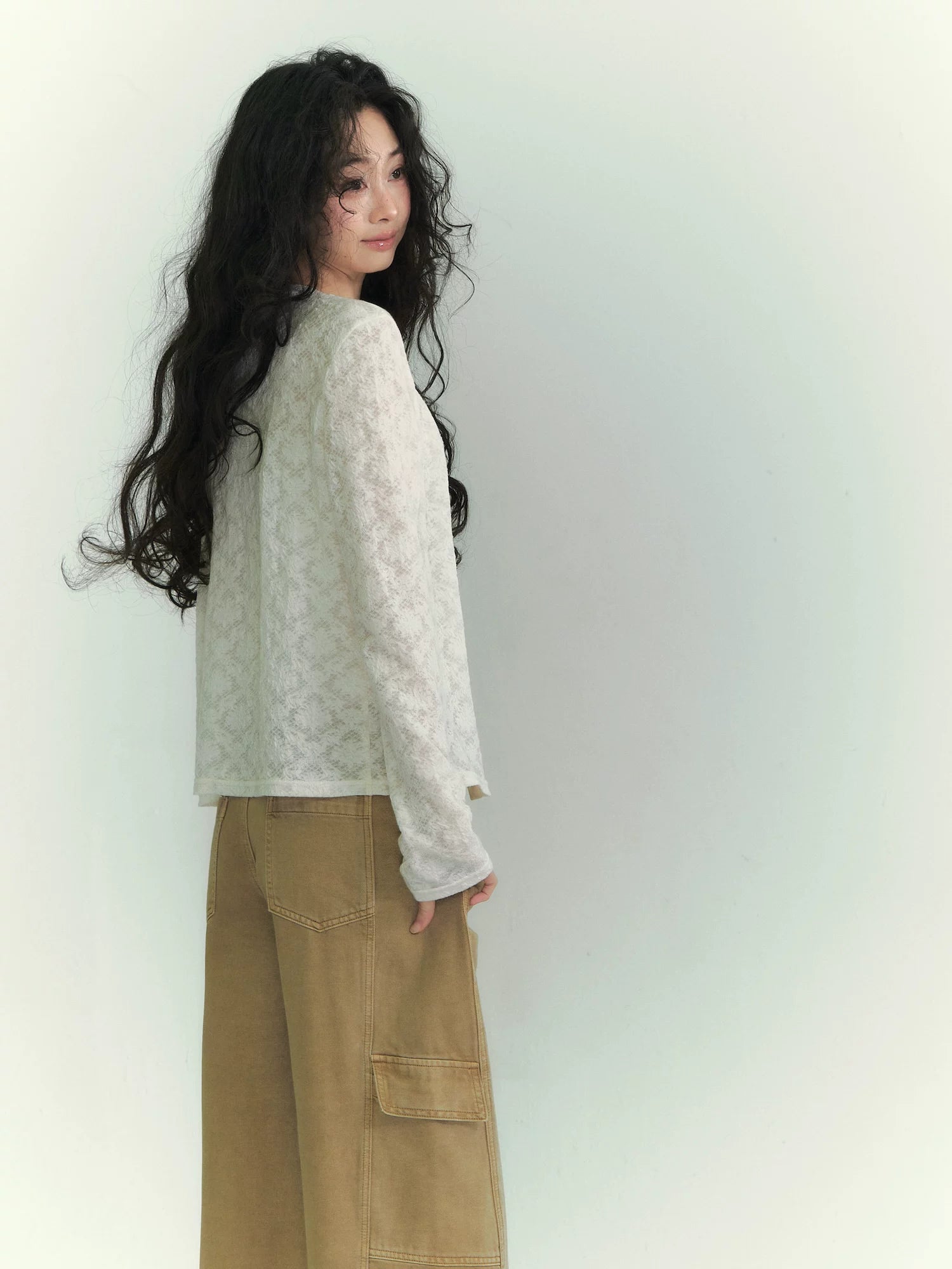 Relaxed Stripe Layered Cardigan Set