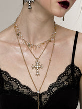 Double-layered Cross Necklace - CHINASQUAD