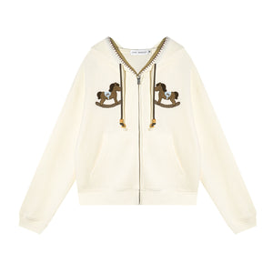 White Hoodie / S