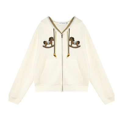 White Hoodie / S