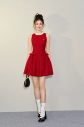 Sleeveless Puff Dress - CHINASQUAD