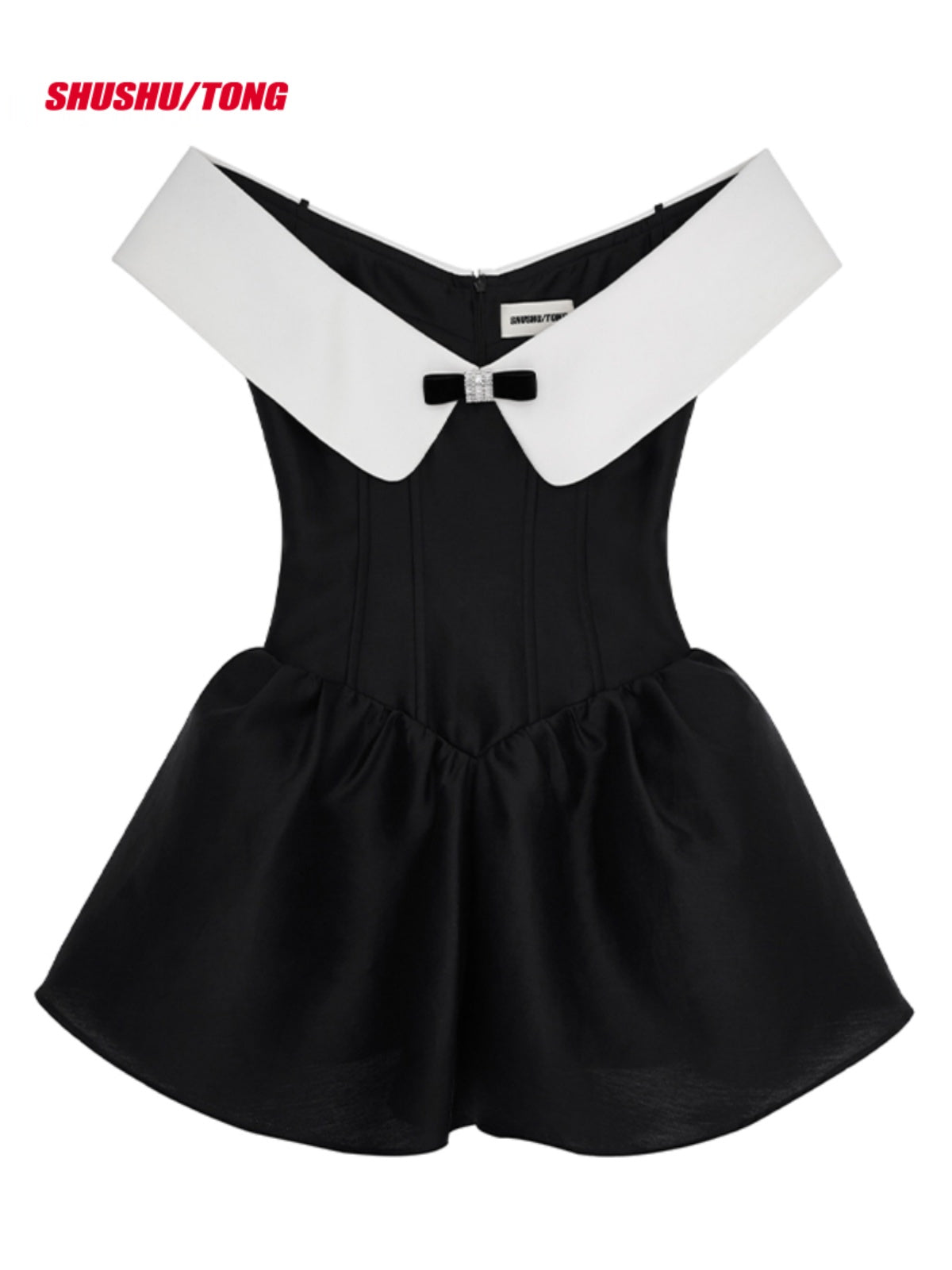 Black Off-the-shoulder Formal Dress - CHINASQUAD
