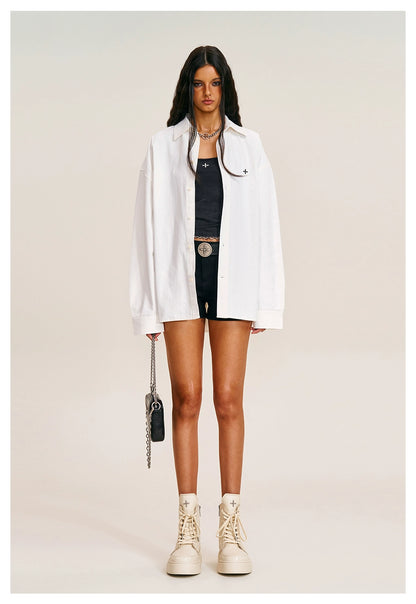 Cross Giant Oversized Utility Shirt
