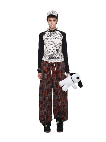 Contrast Raglan Graphic T-Shirt