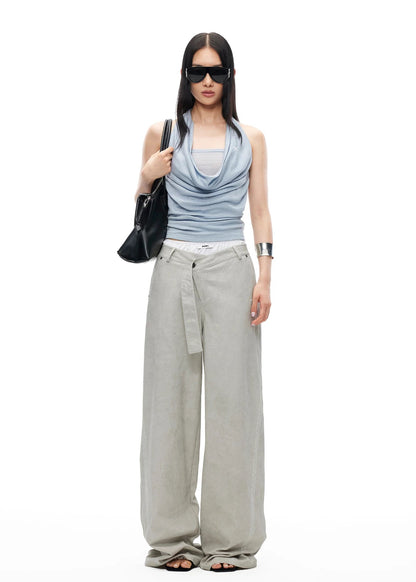 Katini Halter Neck Slim Fit Top
