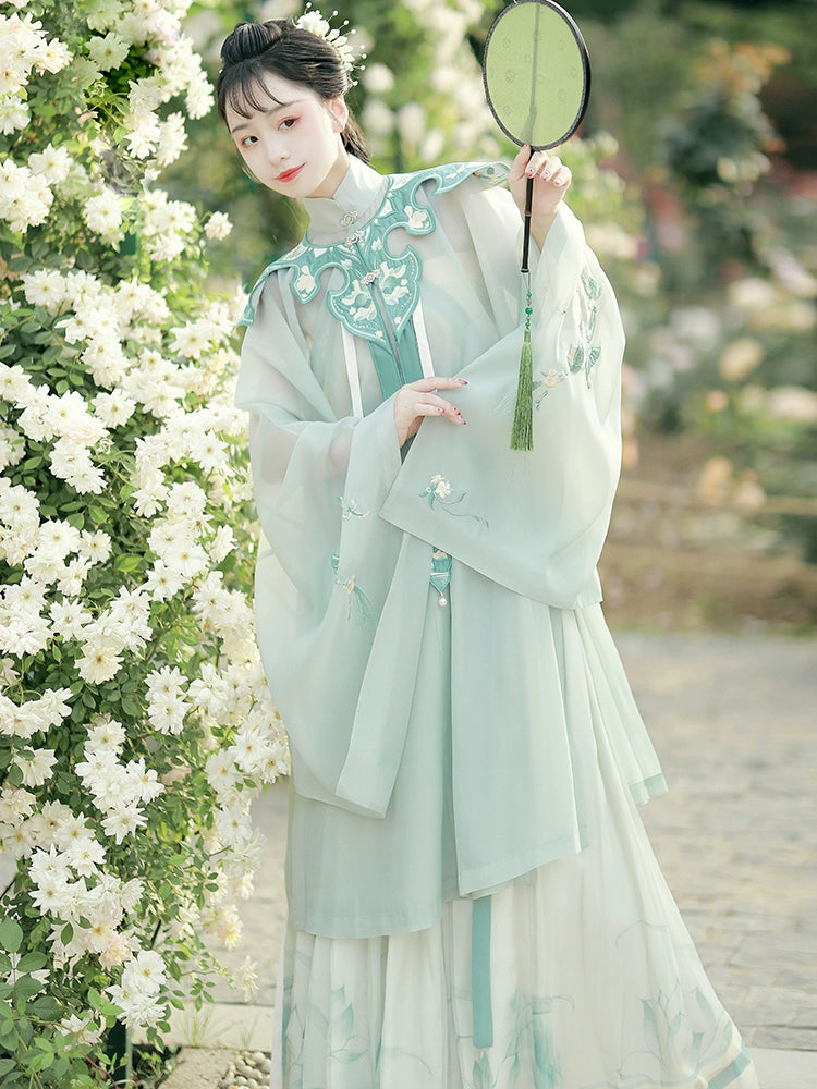 &quot;不染&quot;Ming-Dynasty Hanfu Set - CHINASQUAD