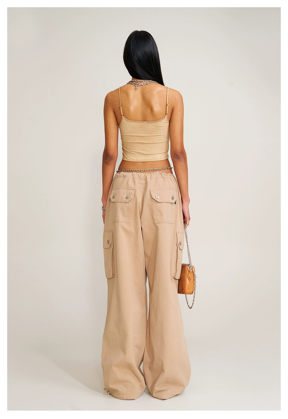 Compass Retro Para Pants Sand