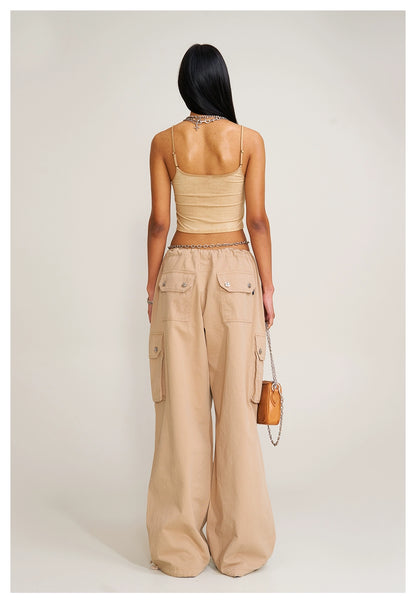 Compass Retro Para Pants Sand