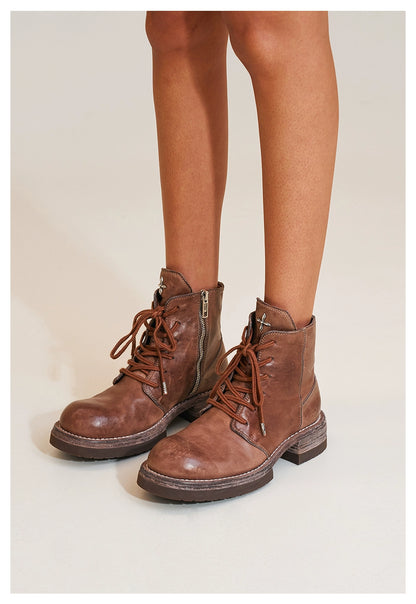RAGE Origin Goodyear Horsehide Moto Boots