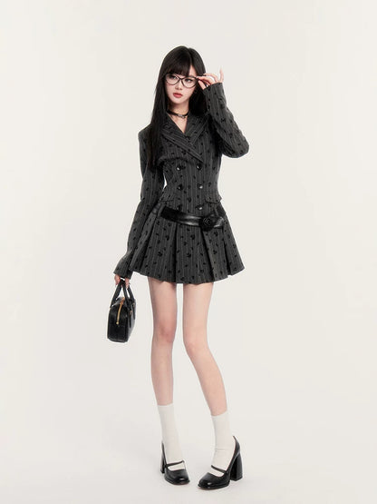 Waist-Cinching Blazer Dress