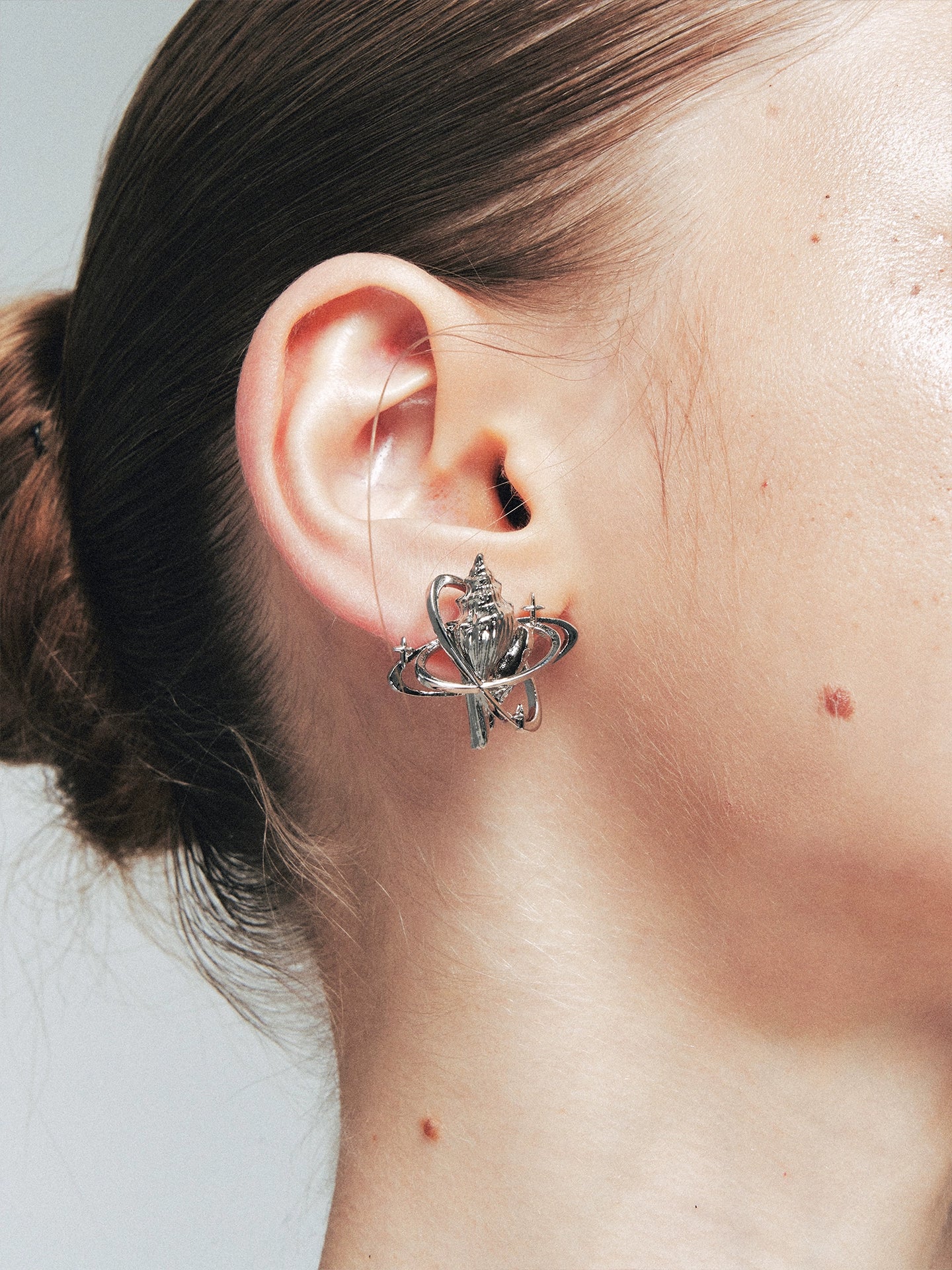 Seashell Star Stud Earrings