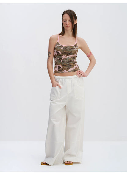 Desert Camo Sculpt U-Neck Slim Tank Top