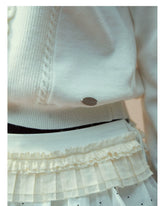 Tiered Polka Dot Layered Skirt - CHINASQUAD
