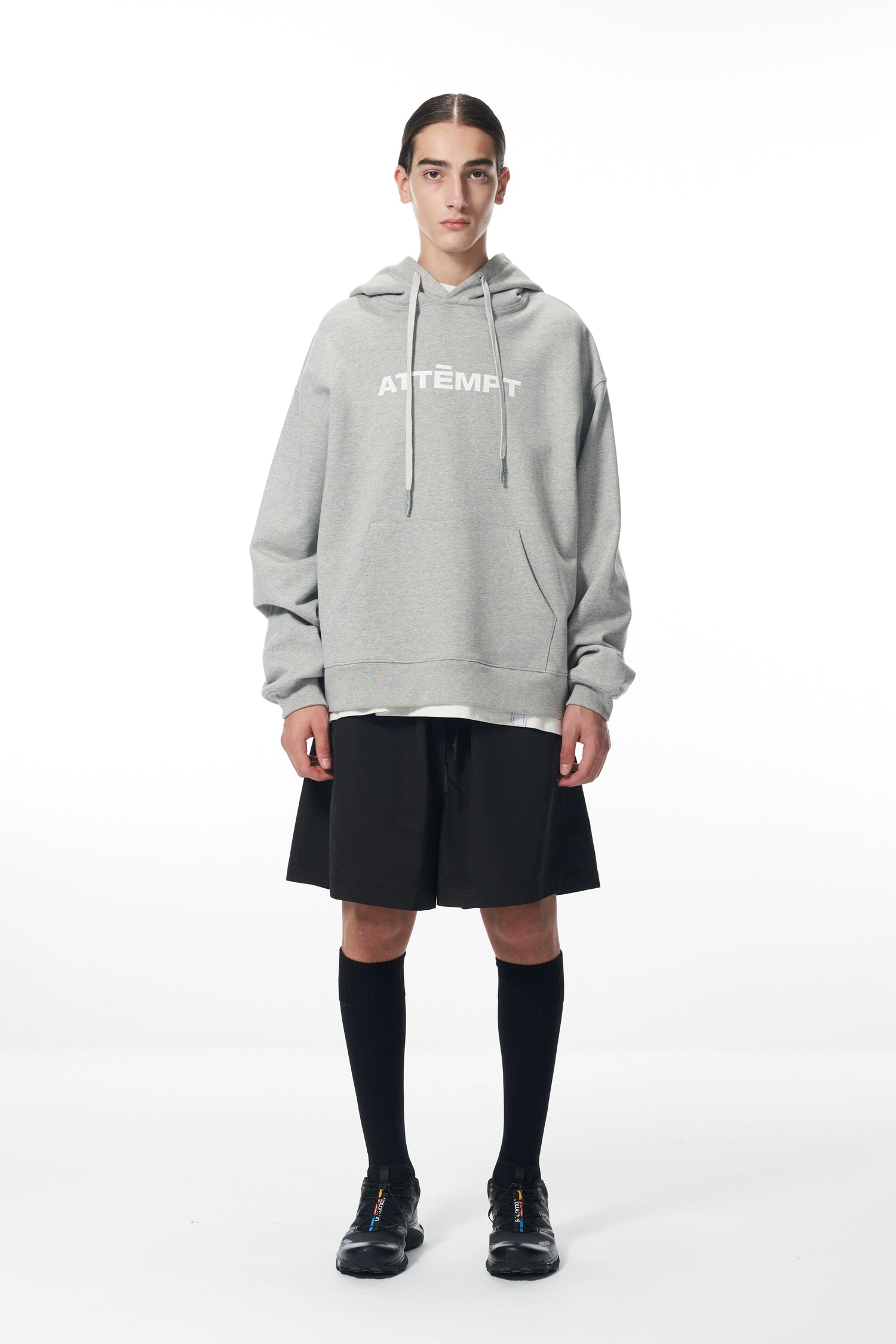 Essential Logo Sweatshirt &amp; Hoodie &amp; Sweatpants Set