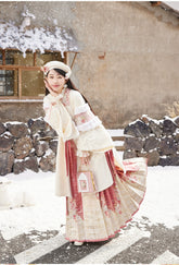 "花墙灯会"Ming-dynasty Hanfu Set - CHINASQUAD