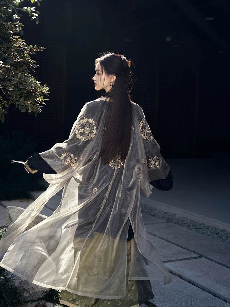 (Final Sale) "碧山阑夜" Song Dynasty Hanfu Set