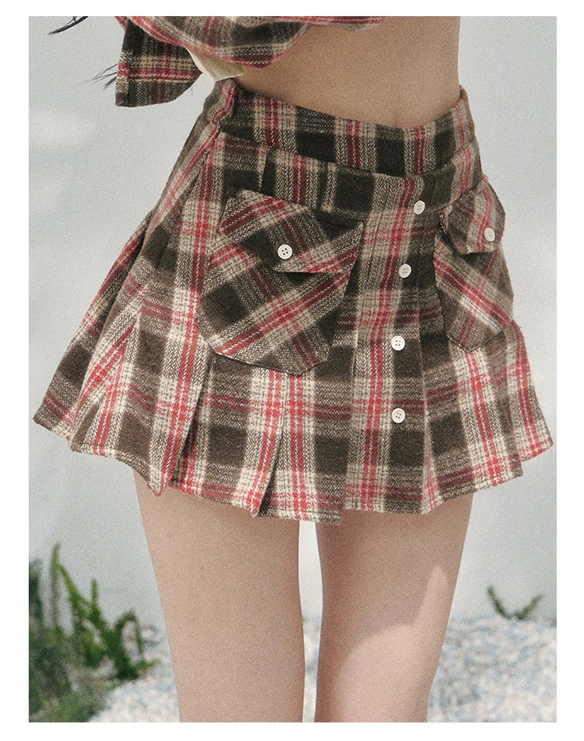 Coffeehouse Vintage Plaid Set