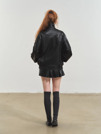 Vintage Moto PU Jacket