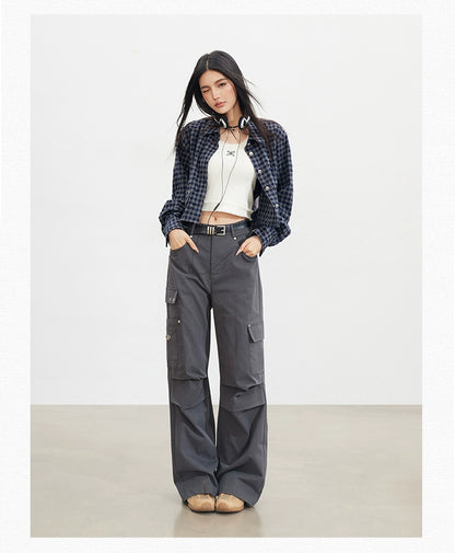Ruched Cargo Pants - CHINASQUAD