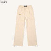 (Final Sale) Camouflage & Cream-colored Wide-leg Pants - CHINASQUAD