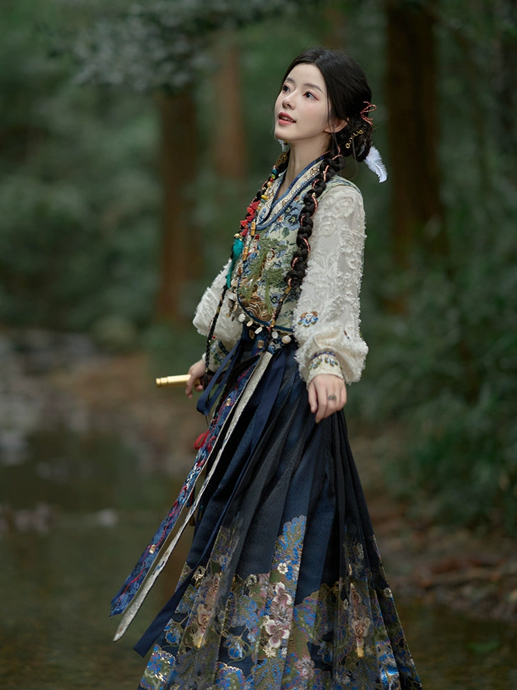 &quot;蛇沼鬼城-盗墓笔记联名&quot; Modern Hanfu Set