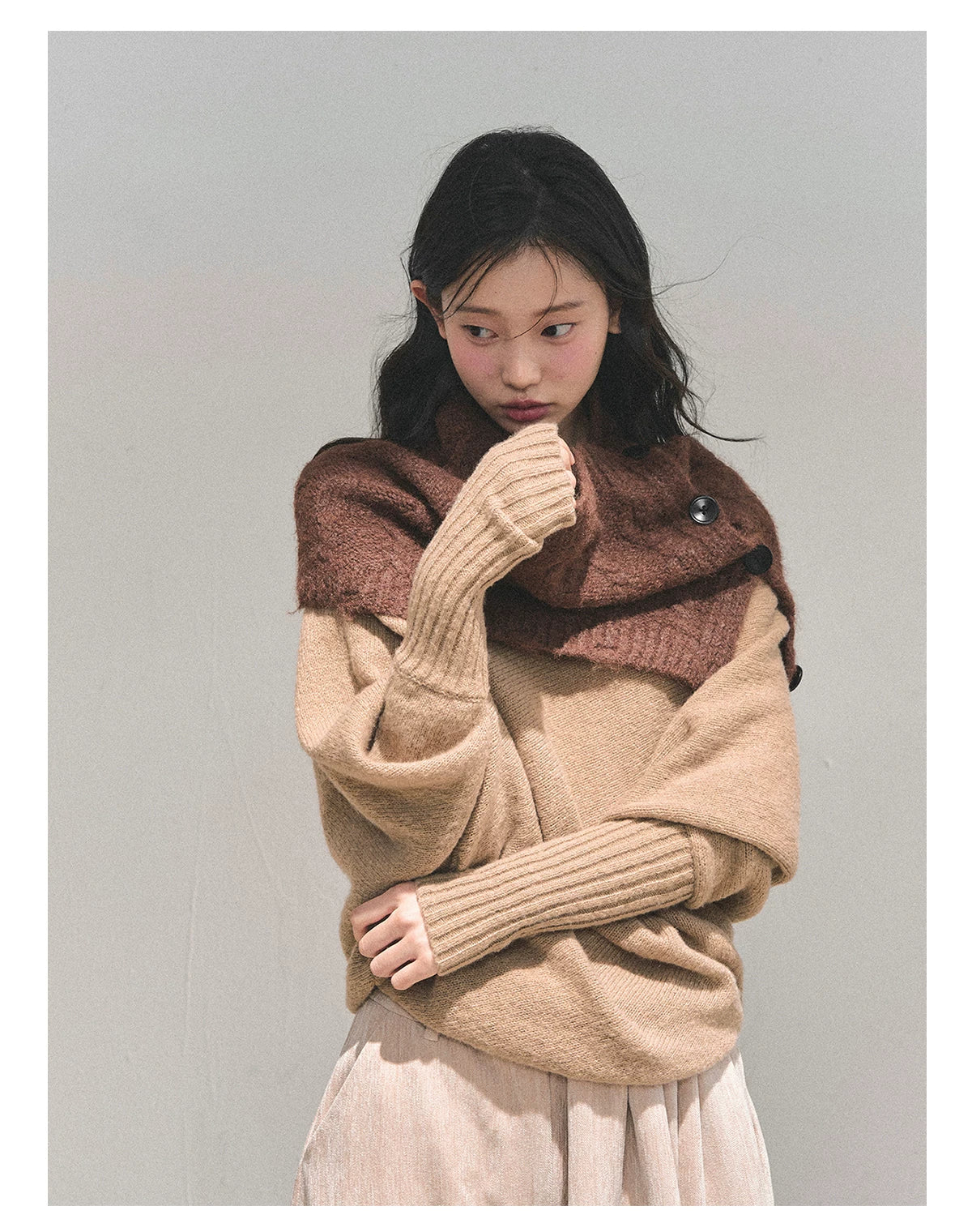 Soft Sweet Off-Shoulder Knit Sweater