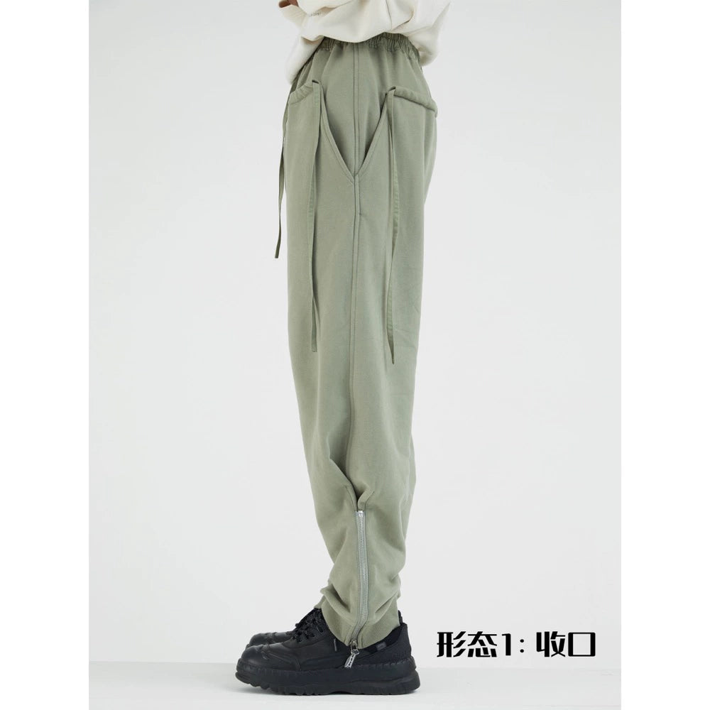 Convertible Zip Three-Way Fleece Sweatpants