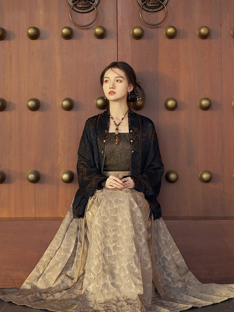 (Final Sale) "梧桐诗篇" Modern-style Hanfu Set