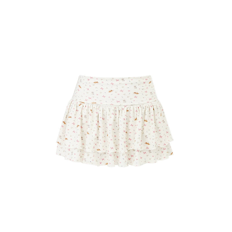 Rhinestone-embellished Knit Mini Skirt - CHINASQUAD