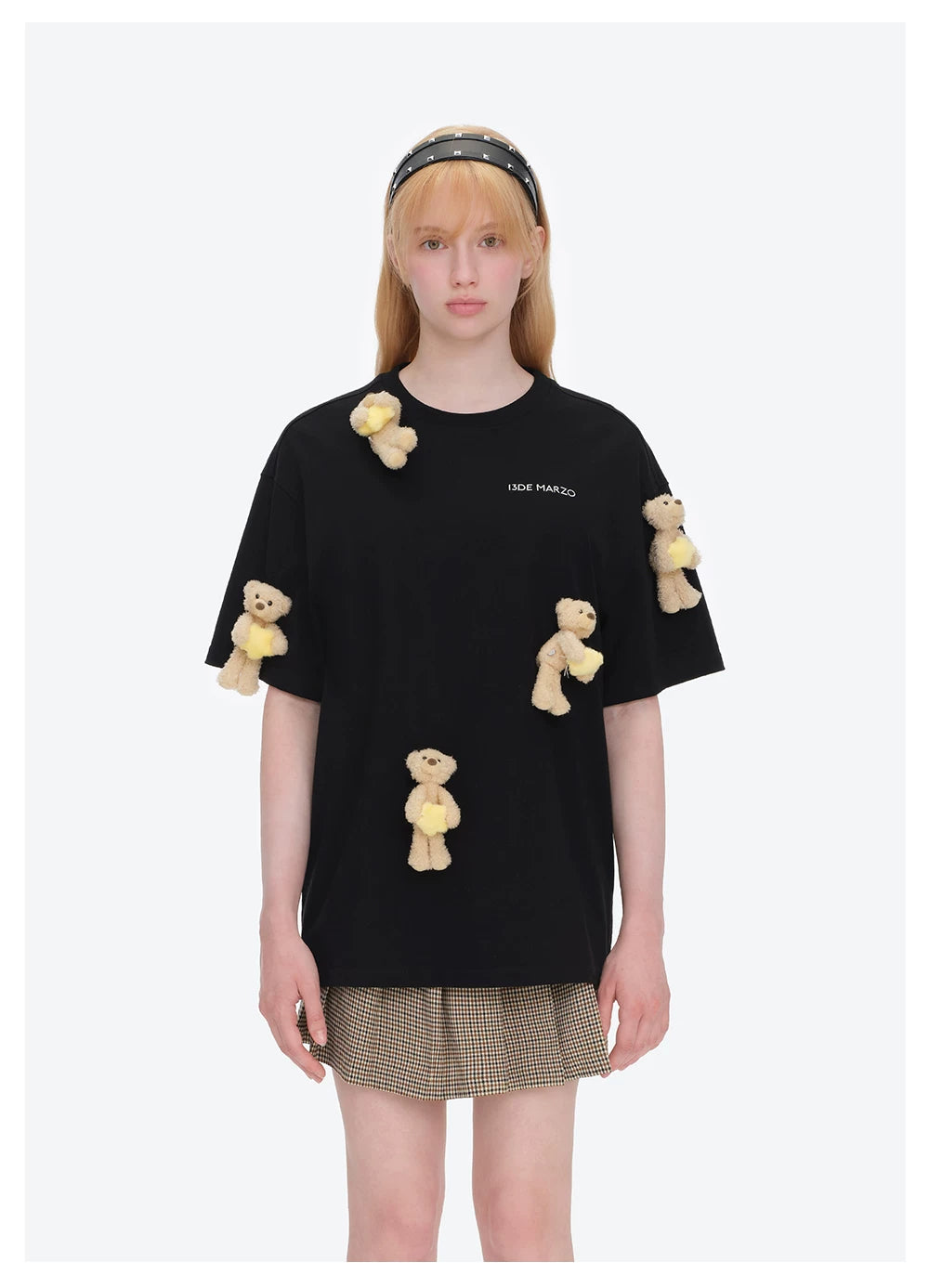 Lumi Star Bear Embellished T-shirt