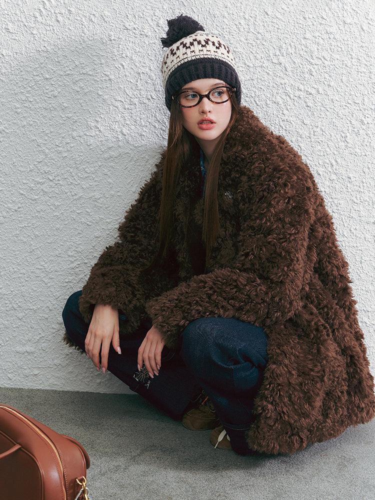 Eco-friendly Fur Lined Fur Coat