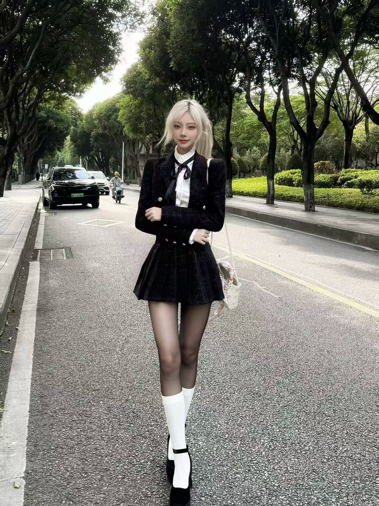 Chanel-Inspired Three-Piece Set