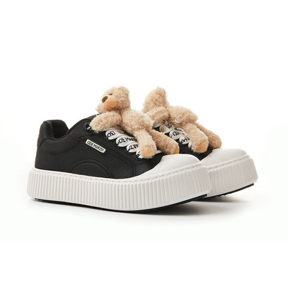 Teddy Biscuit Chunky Low-Top Sneakers