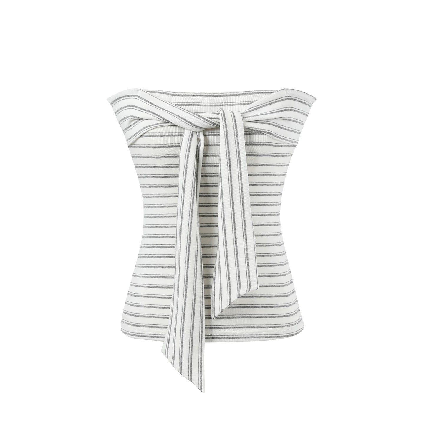 Lyocell Draped Neck Two-Piece Top Set