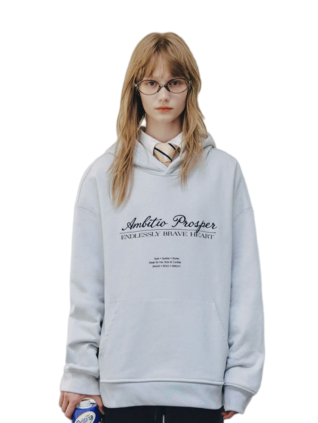 Embroidered Cotton Hooded Sweatshirt