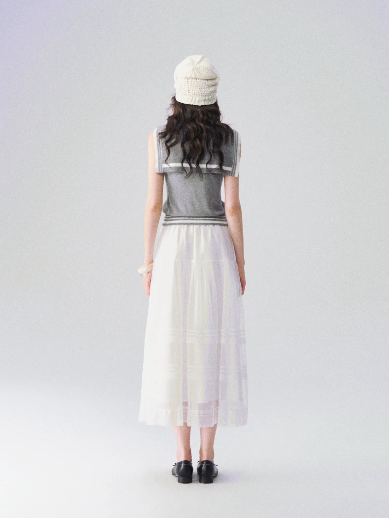 Ethereal Cloud Tulle Maxi Skirt