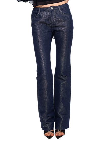 Pearl Sheen Flare Jeans