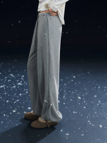 Velvety Jogger Lantern Pants