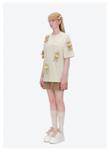Lumi Star Bear Embellished T-shirt