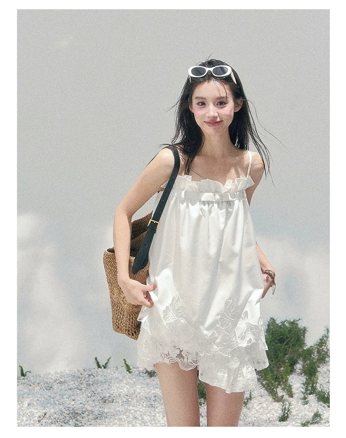 Bouquet Summer Lace Camisole Top