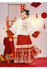 "龙宝送福"Ming-Dynasty Hanfu Set - CHINASQUAD